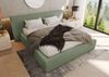 99rooms Tivio Polsterbett Velours VOSS Olive 160x200 cm Ohne Matratze Bild 2