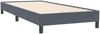 vidaXL Boxspringbett ohne Matratze Dunkelgrau 90x220 cm Samt 3315856 Bild 4