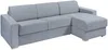 Vente-unique - CALITO Sofa Stoff GrauGrau - B 223 cm152 cm x H 93 cm x L 278 cm Bild 2