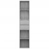 vidaXL Bücherregal Grau Sonoma 36x30x171 cm Holzwerkstoff 815535 Bild 3
