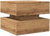 vidaXL Couchtisch mit LED-Leuchten Artisan-Eiche 50x50x40 cm 857717 Bild 3