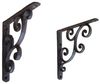 Deko-Impression Wandregalhalter Regalwinkel, 2 Stück Regalträger, Wandkonsolen, Wandregal, Gusseisen, 2-tlg. Bild 4