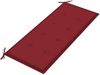 vidaXL Gartenbank mit Auflage 120 cm Massivholz Akazie 3063777 Bild 5