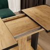 Esstisch Fenaro Schwarz/Eiche 120 x 80 cm 2 Teile Vicco Bild 4