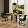 Esstisch Fenaro Schwarz/Eiche 120 x 80 cm 2 Teile Vicco Bild 3