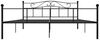 vidaXL Bettgestell Schwarz Metall 200×200 cm [284529] Bild 3