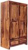 Schrank Gani 110x200x60 aus indischem Sheesham-Massivholz Bild 2