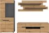 Wohnkombination (B/H/T: 280x190x44 cm) in Artisan Nachbildung Bild 2