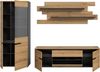 Wohnkombination (B/H/T: 280x190x44 cm) in Artisan Nachbildung Bild 3