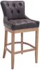 CLP 2er Set Barhocker Lakewood Echtleder gepolstert,braun antik-hell Bild 4