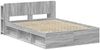 vidaXL Bettgestell mit Stauraum Grau Sonoma 140 x 200 cm Holzwerkstoff 3433386 Bild 3
