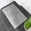 andiamo Badematte rutschfest Florida - Badezimmerteppich weich und flauschig - Badteppich rutschfest waschbar Duschvorleger Badvorleger für Badezimmer 60x100 cm grau Bild 2