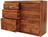 Kommode Tina 140x100x45 aus Sheesham-Massivholz Bild 3