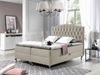 Boxspringbett Sekawa, natur, 140x200 cm Bild 2