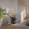Schminktisch Sherry Cashmere 120 cm mit Spiegel, Hocker & LED-Beleuchtung Vicco Bild 4