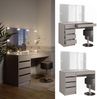 Schminktisch Sherry Cashmere 120 cm mit Spiegel, Hocker & LED-Beleuchtung Vicco Bild 2