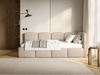 Selsey 'Cloudy' Jugendbett 120 cm, Bettkasten, Chenille, Kopfteil rechts, Beige Bild 2