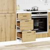 vidaXL Küchenunterschrank Porto Artisan-Eiche Holzwerkstoff 854229 Bild 3