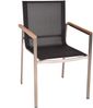Garden Pleasure 2er Set Stapelstuhl DENVER Garten Sessel Stuhl Set Gartenstuhl Bild 2