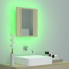 vidaXL LED-Bad-Spiegelschrank Sonoma-Eiche 40x12x45 cm Acryl 804951 Bild 5