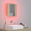 vidaXL LED-Bad-Spiegelschrank Sonoma-Eiche 40x12x45 cm Acryl 804951 Bild 4