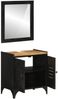 vidaXL 2-tlg. Badmöbel-Set Eisen und Massivholz Mango 3217109 Bild 2