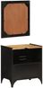 vidaXL 2-tlg. Badmöbel-Set Eisen und Massivholz Mango 3217109 Bild 5