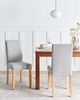 Esszimmerstuhl Polsterbezug 2er Set grau BROADWAY Bild 3