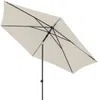 Doppler myZone Sonnenschirm / Mittelmastschirm "Push Up 300", natur, Ø 300 cm Bild 3
