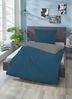 biberna 0455775 Renforce-Bettwäsche UNI, cobalt-blau, 1x 140x200 cm + 1x 70x90 cm Bild 4