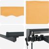 vidaXL Elektrische ausziehbare Markise Sand 5 x 3,5 m 3426463 Bild 4