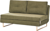 Schlafsofa 3-Sitzer JERSLEV Stoff Grün Bild 4