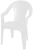 Spetebo Gartenstuhl Kunststoff Gartenstuhl anthrazit - 4er Set (Set, 1 St), Monoblock Stuhl in Rattan Optik Bild 2