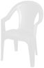 Spetebo Gartenstuhl Kunststoff Gartenstuhl anthrazit - 4er Set (Set, 1 St), Monoblock Stuhl in Rattan Optik Bild 3