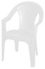 Spetebo Gartenstuhl Kunststoff Gartenstuhl anthrazit - 4er Set (Set, 1 St), Monoblock Stuhl in Rattan Optik Bild 4