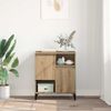 vidaXL Sideboard, Holzwerkstoff Eiche handwerklich, 60 x 35 x 70 cm Bild 4