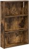 vidaXL Badezimmer-Wandschrank Geräucherte Eiche 40 x 10 x 60,5 cm 889355 Bild 2