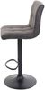 Barhocker HWC-B13, Barstuhl Tresenhocker, Wildlederimitat MVG-zertifiziert ~ vintage dunkelgrau Bild 5