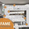 Spülenunterschrank Fame-Line Goldkraft Eiche/Weiß 100 cm, AP Marmor Vicco Bild 3