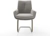 Freischwinger Clea-Flex Strukturstoff Soft Grau Freischwinger flach Effektfinish Titan Bild 2