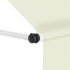 vidaXL Einziehbare Markise Handbetrieben 150 cm Cremeweiß 143693 Bild 3