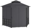 vidaXL Pavillon mit Seitenwänden 3,1x2,7 m Anthrazit 313933 Bild 3