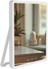CLP Schminkspiegel Caistor LED 3 Lichtfarben USB Standspiegel transportabel,weiß Bild 5