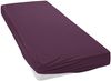 Janine Design Jersey Elastic Spannbetttuch Burgund, 180x200 cm - 200x220 cm Bild 2