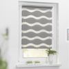 Lichtblick Sonnenschutzsysteme GmbH Doppelrollo Stockholm 110 cm x 150 cm (BxL) Grau Duo Rollo in extravagantem Stil; Klemm- und schraubbar; Lichtdurchlässig und blickdicht Bild 4