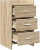 vidaXL Nachttische Sonoma-Eiche 40 x 36 x 70 cm Holzwerkstoff 8011029 Bild 3