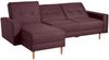Just Cool Funktionssofa Flachgewebe Burgund Erle Natur Bild 3