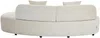 Vente-unique - BASILIANA Sofa Stoff Beige - B 80 cm x H 76 cm x L 230 cm Bild 3