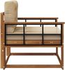 vidaXL Outdoor Mittelsofa Natur 3436276 Bild 4