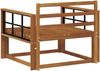 vidaXL Outdoor Mittelsofa Natur 3436276 Bild 5